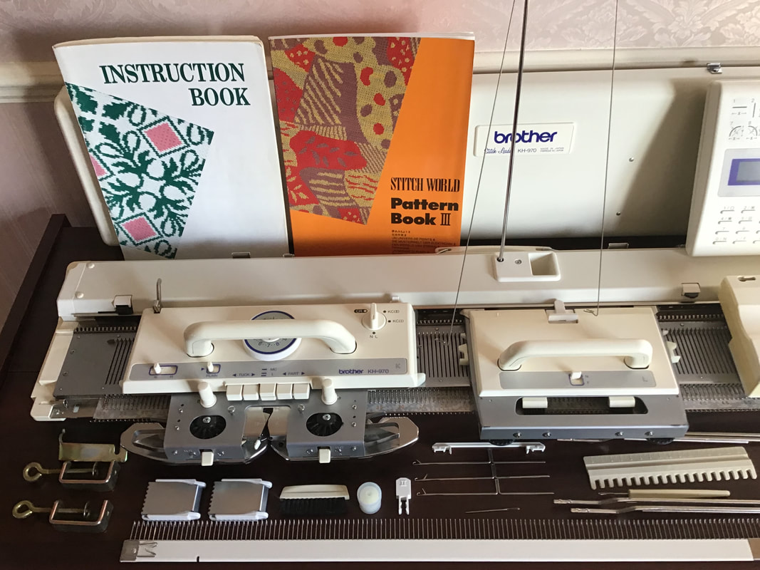 Brother Kh970 Electronic Knitting Machine Excellent Condition